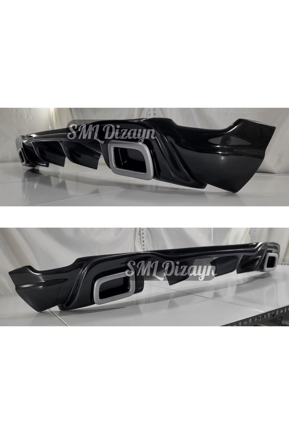 renault clio 4 rs arka ek tampon difüzör difizör