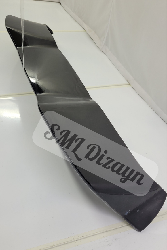 rear trunk spoiler for renault clio 4 hatchback
