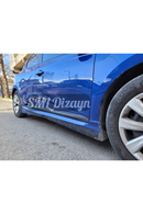 side skirts lips for 2019-2020-2021-2022-2023 renault clio 5 
