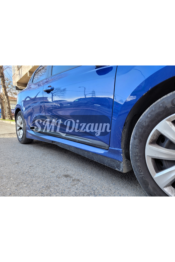 side skirts lips for 2019-2020-2021-2022-2023 renault clio 5 