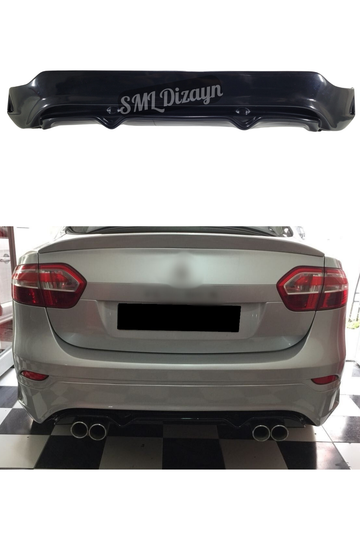 renault fluence arka ek tampon difüzör difizör difrüzör