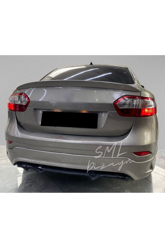 renault fluence arka ek tampon difüzör