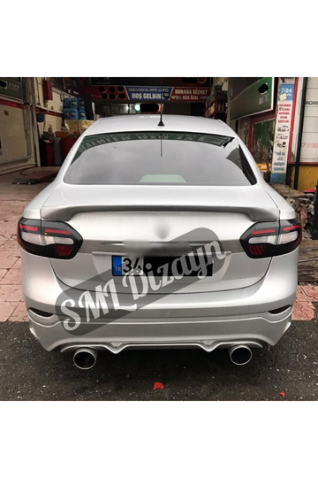 renault fluence arka ek tampon difüzör difizör difrüzör