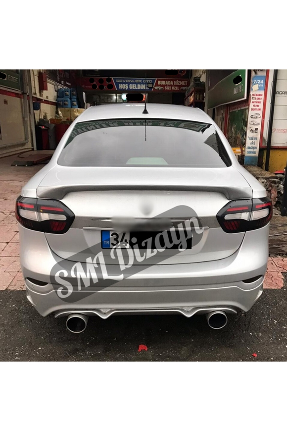 renault fluence arka ek tampon difüzör difizör difrüzör