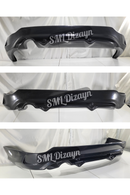 2009-2010-2011-2012-2013-2014-2015-2016 renault fluence arka ek tampon difüzör difizör