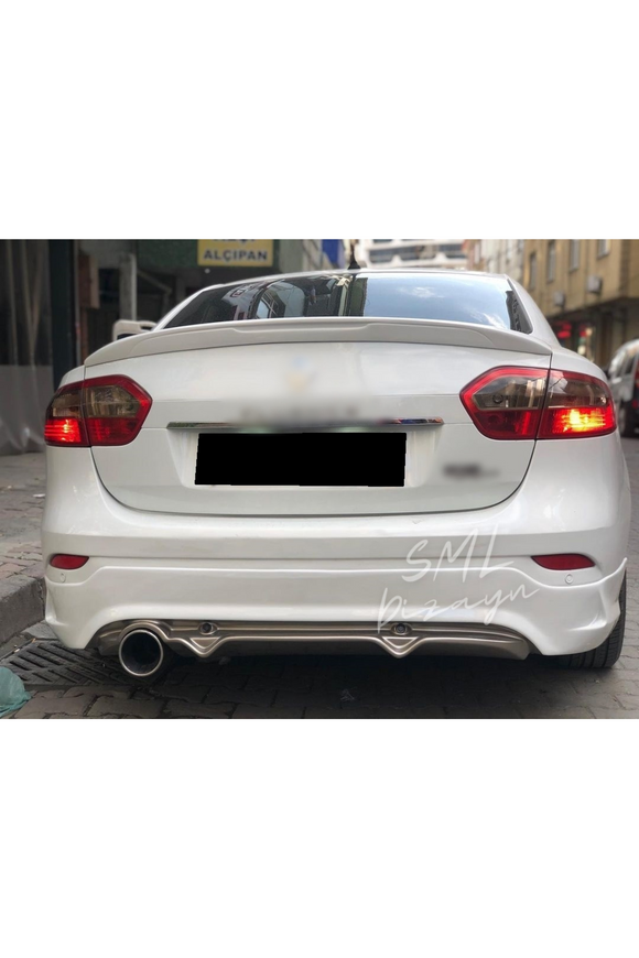 2009-2010-2011-2012-2013-2014-2015-2016 renault fluence arka ek tampon difüzör difizör