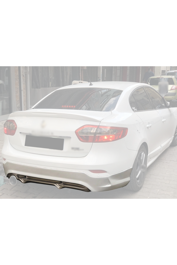 2009-2010-2011-2012-2013-2014-2015-2016 renault fluence arka ek tampon difüzör difizör