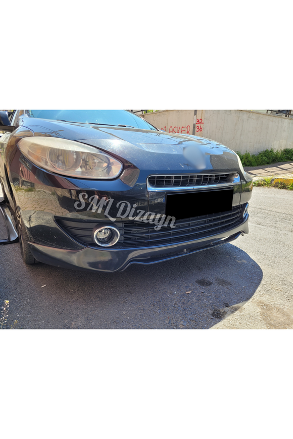 front lip splitter for 2009-2010-2011-2012 renault fluence 