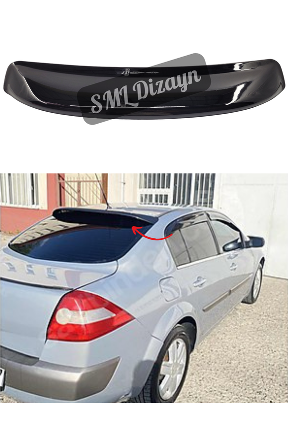 renault megane 2 cam üstü spoiler