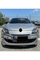 front lip splitter for 2008-2009-2010-2011-2012-2013-2014-2015-2016 renault megane 3