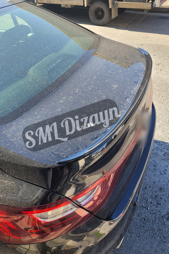 Megane 4 Spoiler İnce Bagaj Üstü Spoyler Boyasız 2016-2023