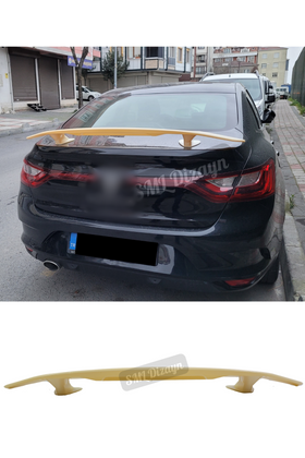 rear trunk jdm spoiler for renault megane 4 sedan