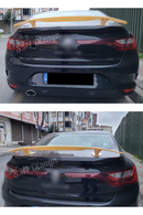 rear trunk jdm spoiler for 2016-2017-2018-2019-2020-2021-2022-2023-2024 renault megane 4 sedan