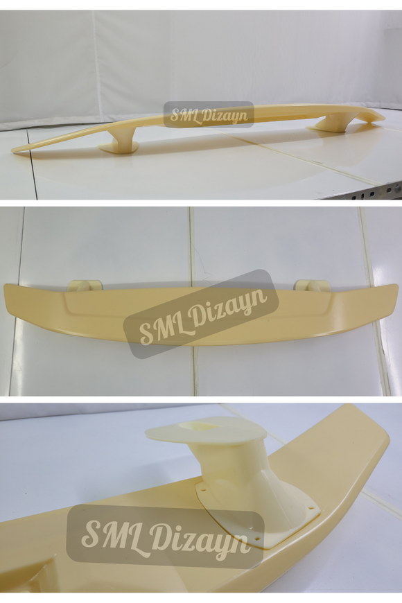 Megane 4 High Spoiler Sedan Trunk Top Spoiler Unpainted 2016-2024