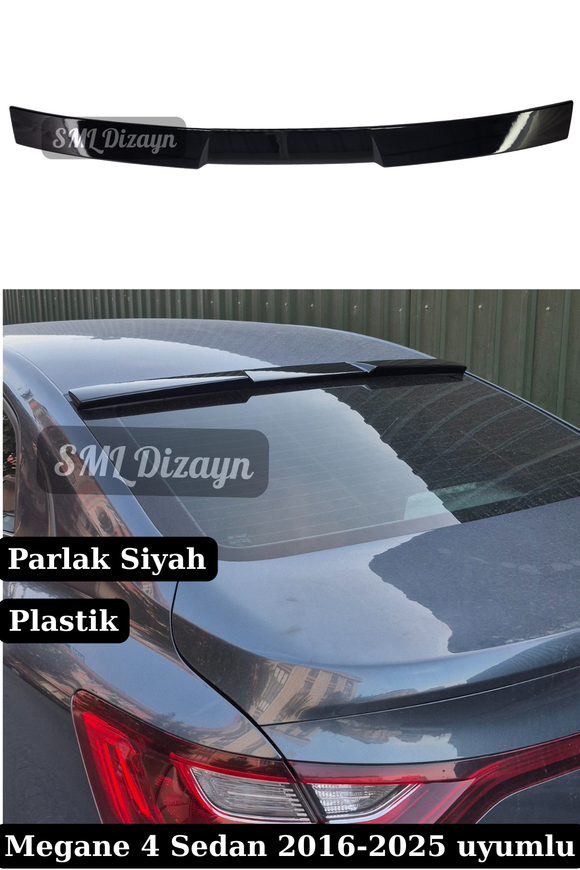 megane 4 cam üstü spoiler