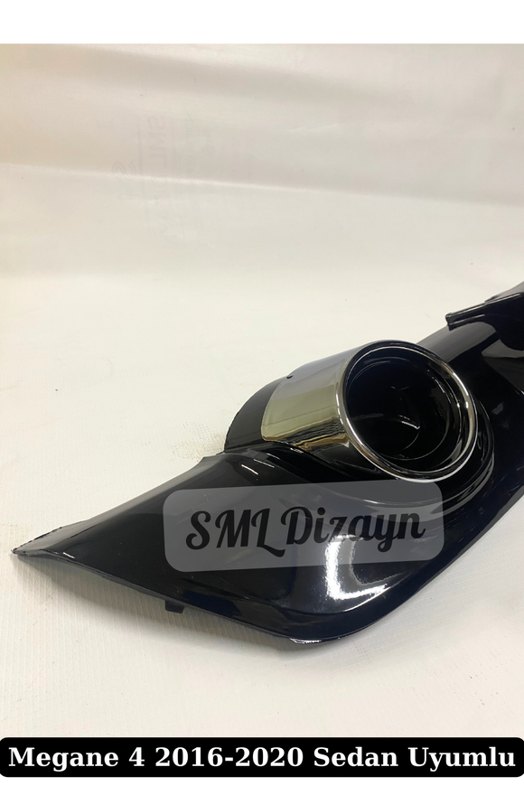 Megane 4 Sedan Difüzör Parlak Siyah Difizör 2016-2020 (Makyajsız Kasa)