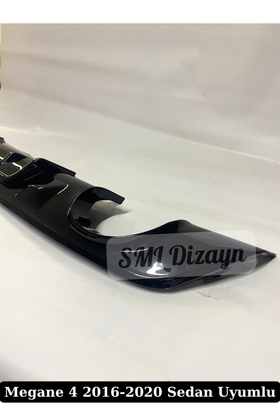 Megane 4 Sedan Difüzör Parlak Siyah Difizör 2016-2020 (Makyajsız Kasa) - 0