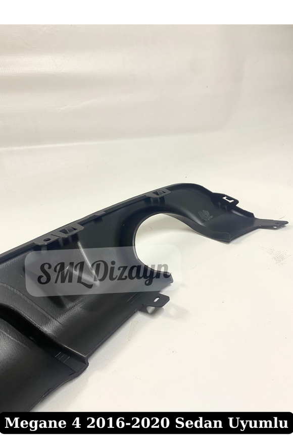 Megane 4 Sedan Difüzör Parlak Siyah Difizör 2016-2020 (Makyajsız Kasa)