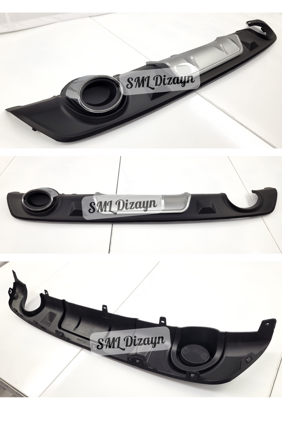 2016-2017-2018-2019-2020 renault megane 4 rear diffuser lip