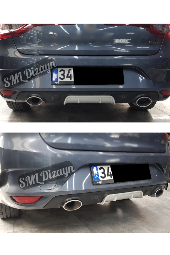 2016-2017-2018-2019-2020 renault megane difüzör egzoz