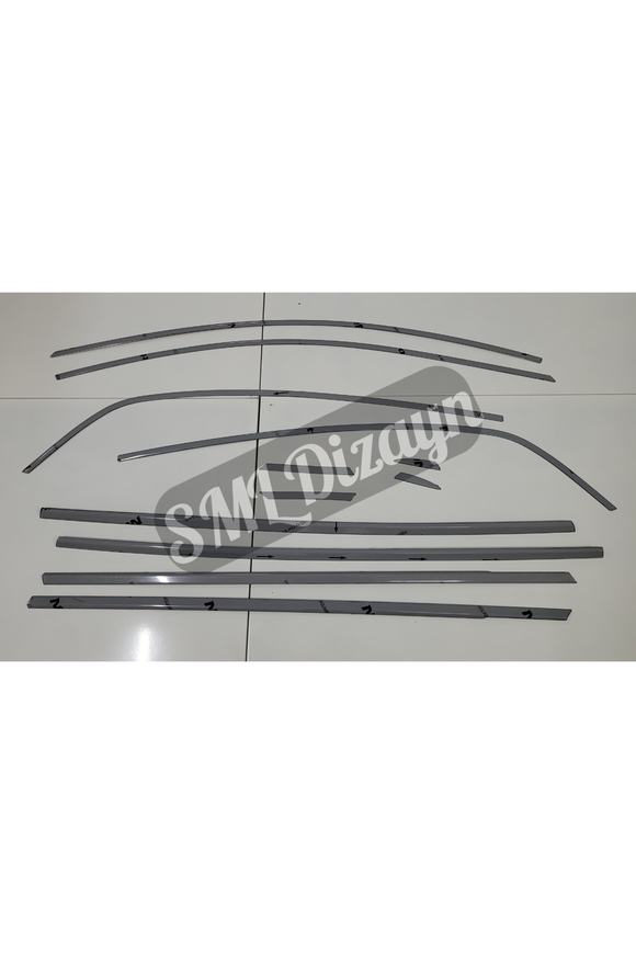 side window chrome trims for renault megane 4 sedan
