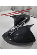 Talisman Yarasa Ayna Kapağı Batman Kapak Parlak Siyah 2015-2021-2