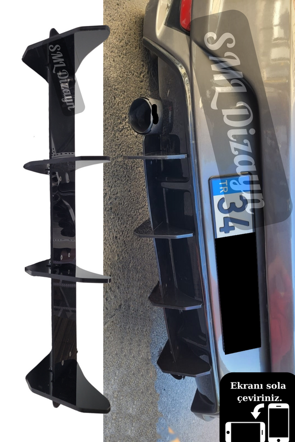 seat leon mk3 5f aero tampon flap lip 