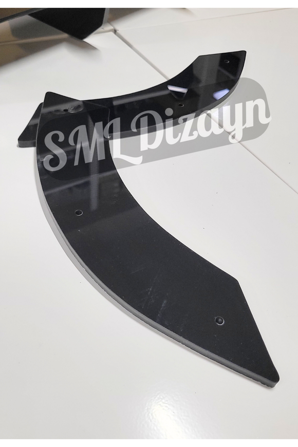 seat leon sağ ve sol tampon alt kenar bıçaklar lip