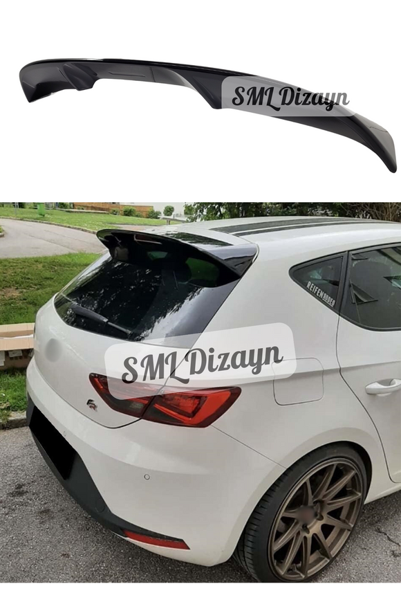 rear trunk cupra spoiler for 2013-2014-2015-2016-2017-2018-2019-2020 seat leon