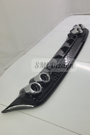 glossy black rear diffuser lip for seat leon 5f