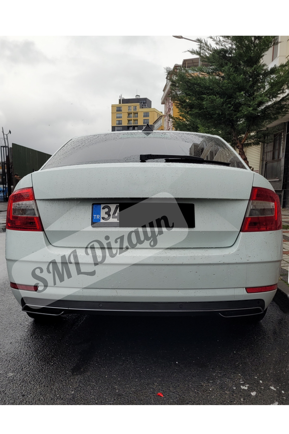 rear diffuser for skoda octavia mk3