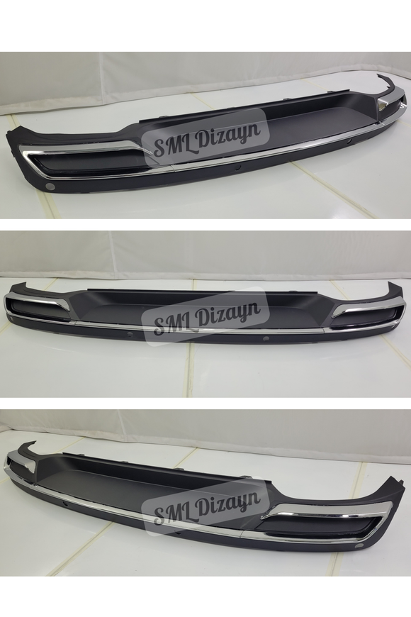 rear diffuser lip for skoda octavia mk3 2013-2014-2015-2016-2017-2018-2019-2020