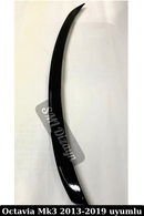 Octavia Mk3 Spoiler Bagaj Üstü Spoyler Parlak Siyah 2013-2019-5