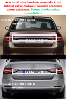 Superb Mk3 Difüzör Arka Ek Mat Siyah 2015-2018 (Makyajsız Kasa)-8