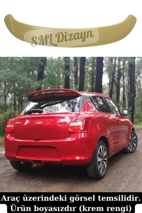 suzuki swift spoiler bagaj üstü spoyler