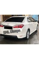 toyota corolla e170 arka kenar bıçak lip sağ sol