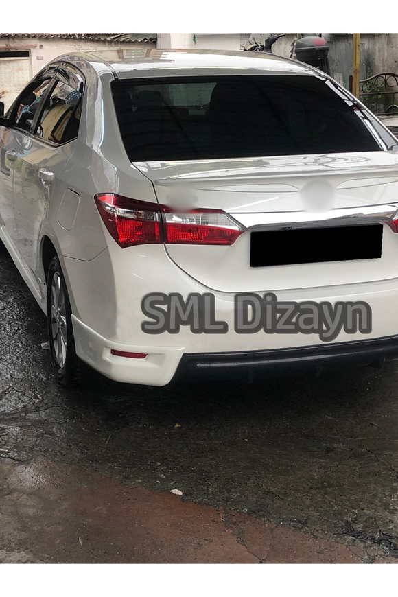 toyota corolla e170 arka ek difüzör flap