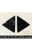 quarter window louvers for 2014-2015-2016-2017-2018 corolla e170