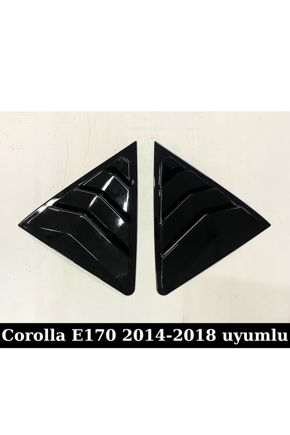quarter window louvers for 2014-2015-2016-2017-2018 corolla e170
