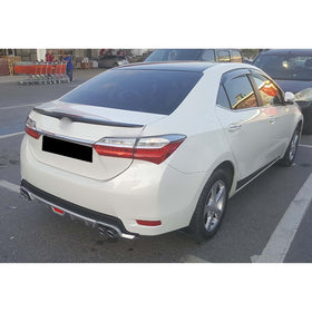 Corolla E170 Spoiler Wing Bagaj Üstü Spoyler Parlak Siyah 2013-2018