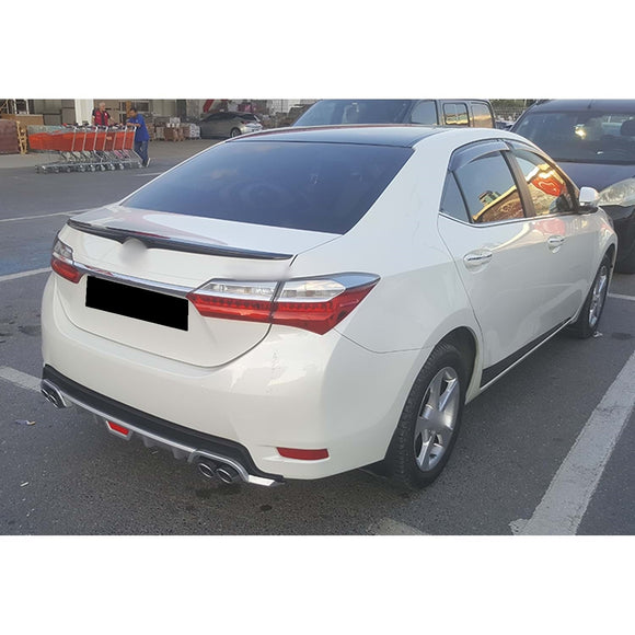 Corolla E170 Spoiler Wing Bagaj Üstü Spoyler Parlak Siyah 2013-2018