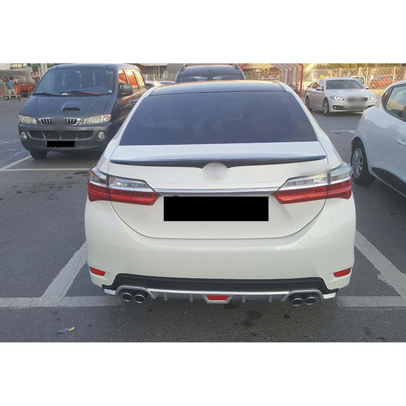 Corolla E170 Spoiler Wing Bagaj Üstü Spoyler Parlak Siyah 2013-2018