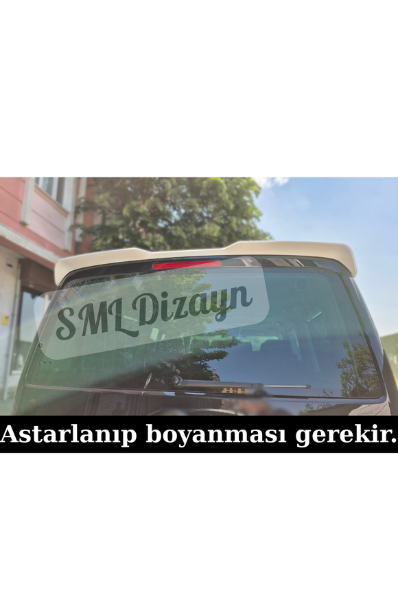 Transporter T6 Ps Spoiler Tavan Bagaj Üstü Spoyler Boyasız 2016-2023