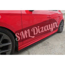 Universal Yan Marşpiyel Lipi Bıçak 190 cm Plastik Parlak Siyah-1