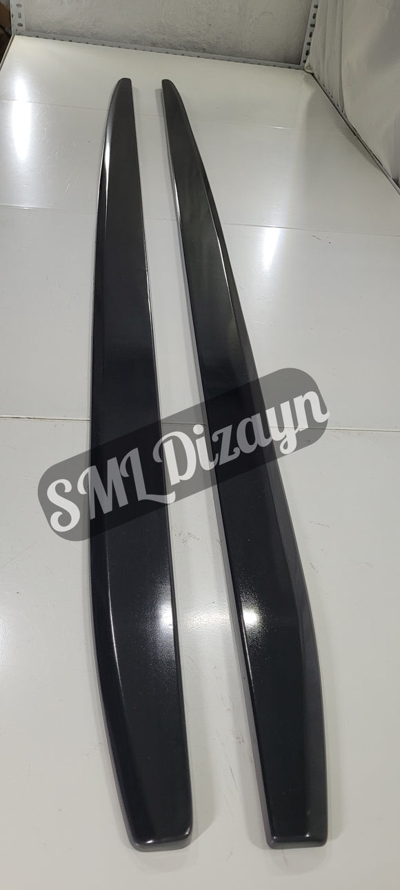 Universal Yan Marşpiyel Lipi Bıçak 190 cm Plastik Parlak Siyah