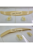 Rear Trunk Spoiler Wing Lid Tail Deck Spoiler Fit for Sedan Coupe Hatchback