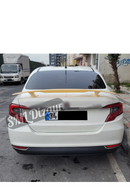 Rear Trunk Spoiler Wing Lid Tail Deck Spoiler Fit for Sedan Coupe Hatchback