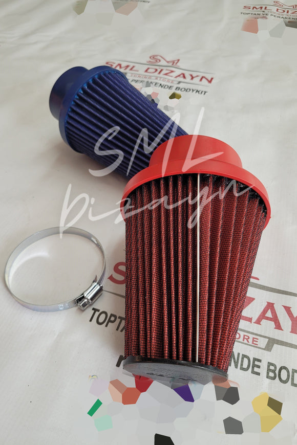 universal açık hava filtresi kırmızı