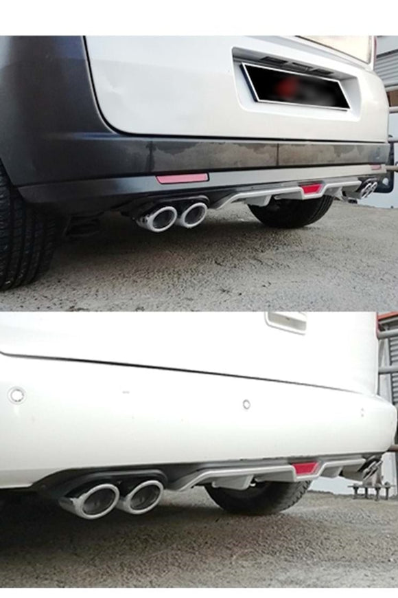 universal rear diffuser dual exhaust