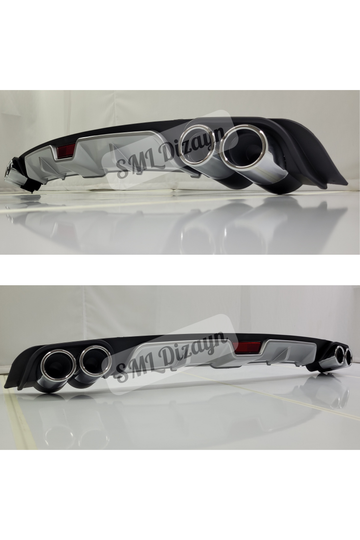 rear gray diffuser lip for universal